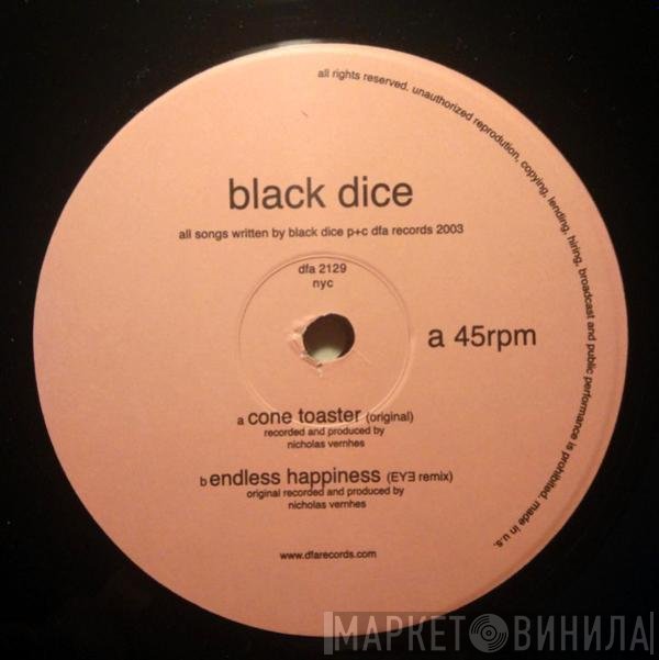 Black Dice  - Cone Toaster