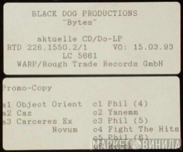 Black Dog Productions  - Bytes