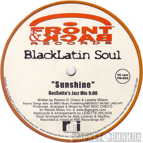 Black Latin Soul - Sunshine