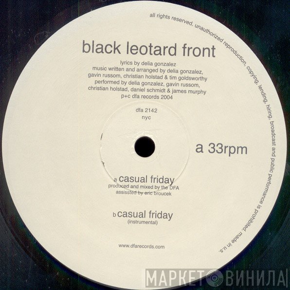 Black Leotard Front - Casual Friday