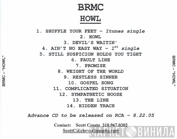 Black Rebel Motorcycle Club  - Howl