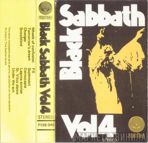 Black Sabbath  - Black Sabbath Vol.4