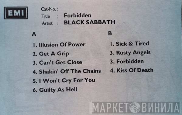 Black Sabbath  - Forbidden
