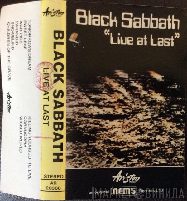 Black Sabbath  - Live At Last