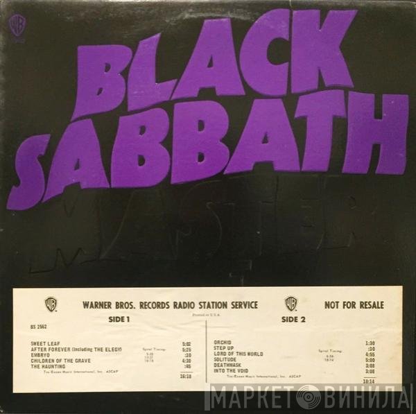 Black Sabbath  - Master Of Reality