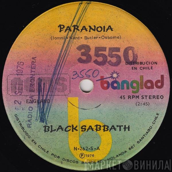 Black Sabbath  - Paranoia