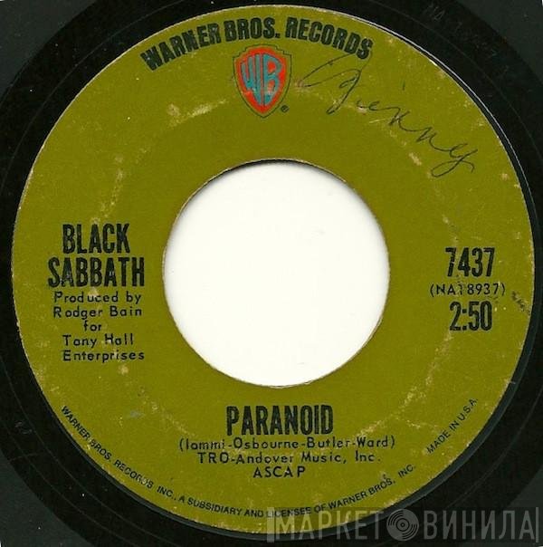 Black Sabbath  - Paranoid