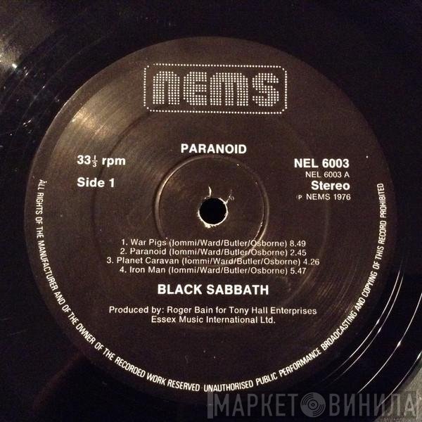 Black Sabbath  - Paranoid