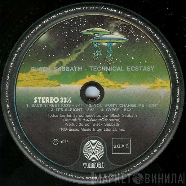 Black Sabbath  - Technical Ecstasy