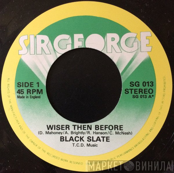 Black Slate - Wiser Then Before