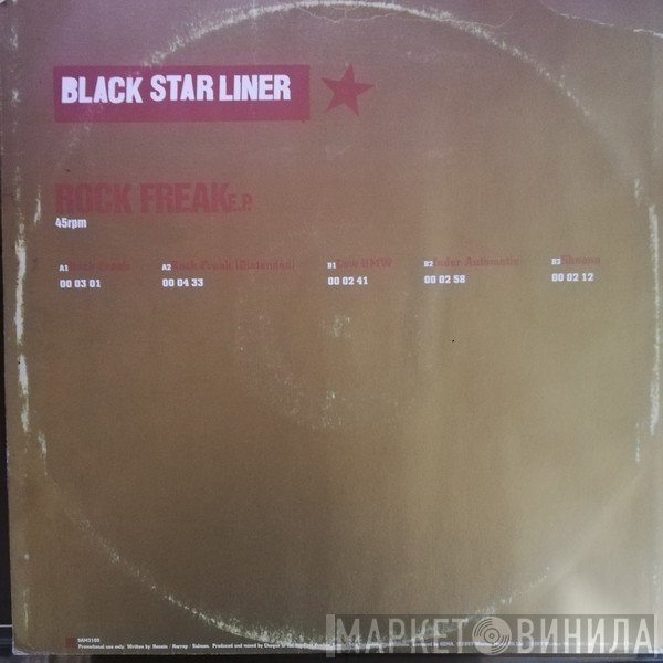 Black Star Liner - Rock Freak EP