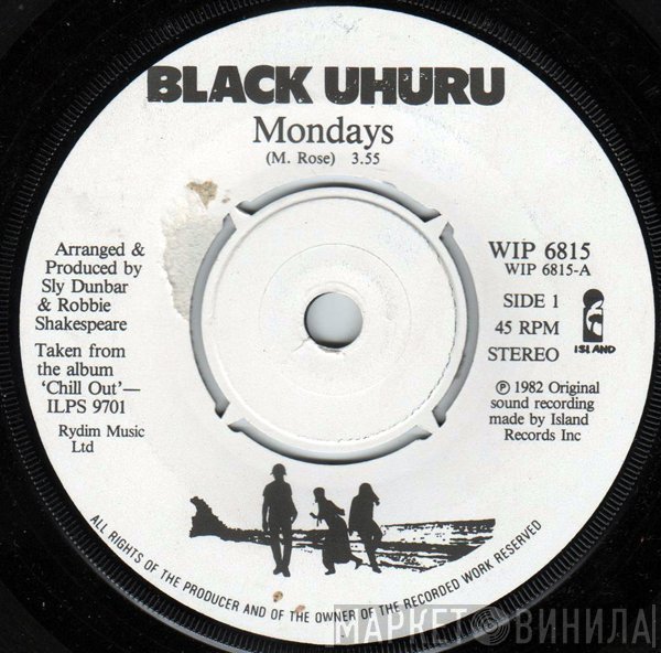 Black Uhuru  - Mondays