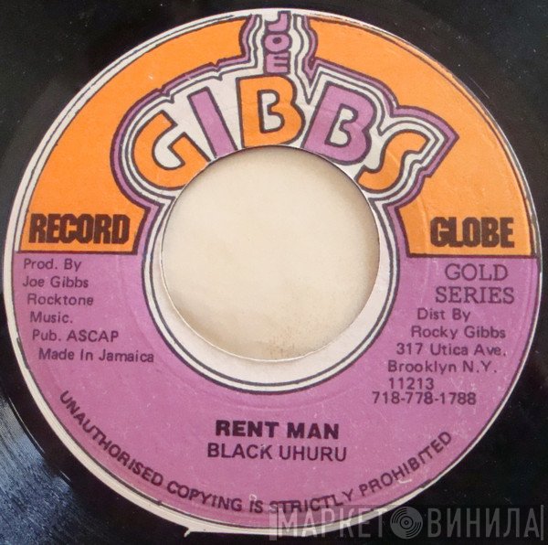 Black Uhuru  - Rent Man