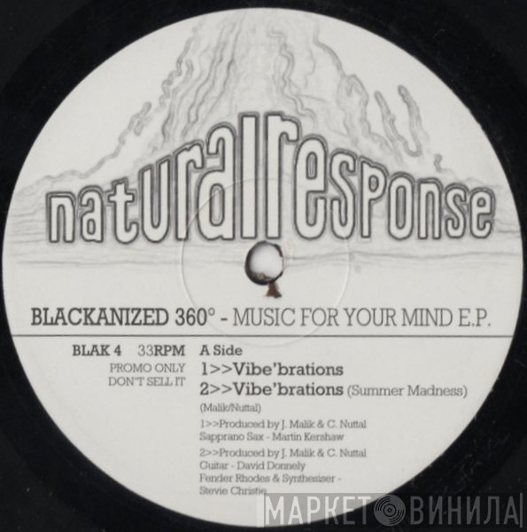 Blacka'nized - Music For Your Mind E.P.