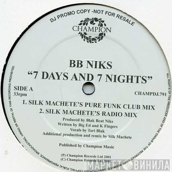 Blak Beat Niks - 7 Days And 7 Nights