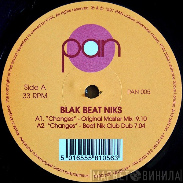 Blak Beat Niks - Changes / Ooohhh
