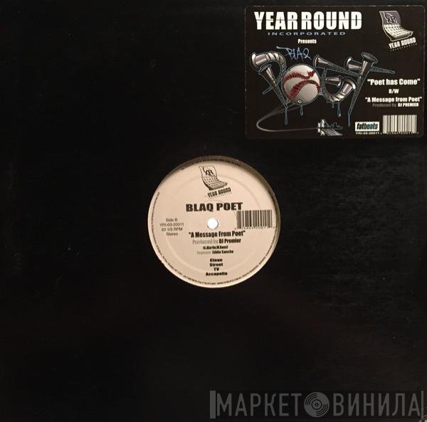 Blaq Poet - Poet Has Come / A Message From Poet