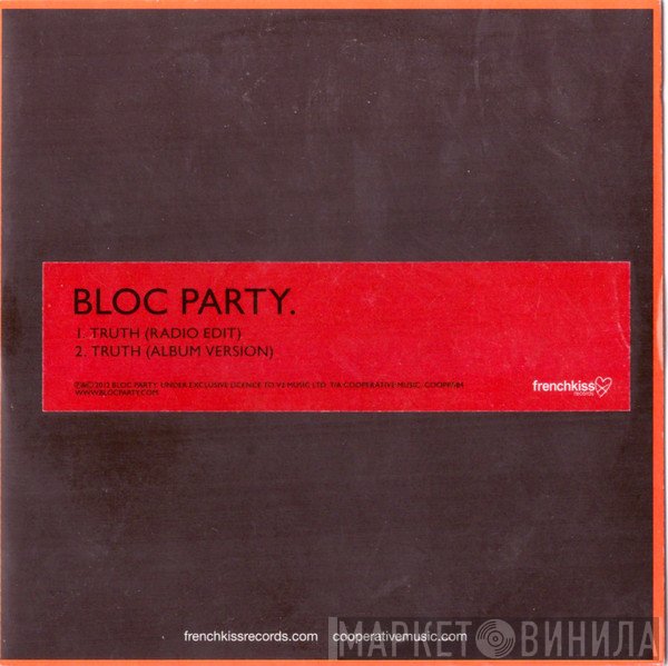 Bloc Party  - Truth