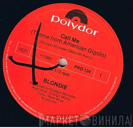 Blondie / Giorgio Moroder  - Call Me / Night Drive