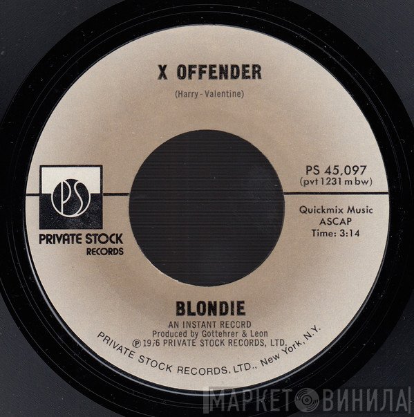 Blondie  - X Offender