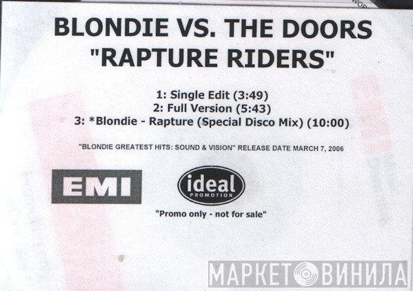 Blondie vs. The Doors  - Rapture Riders