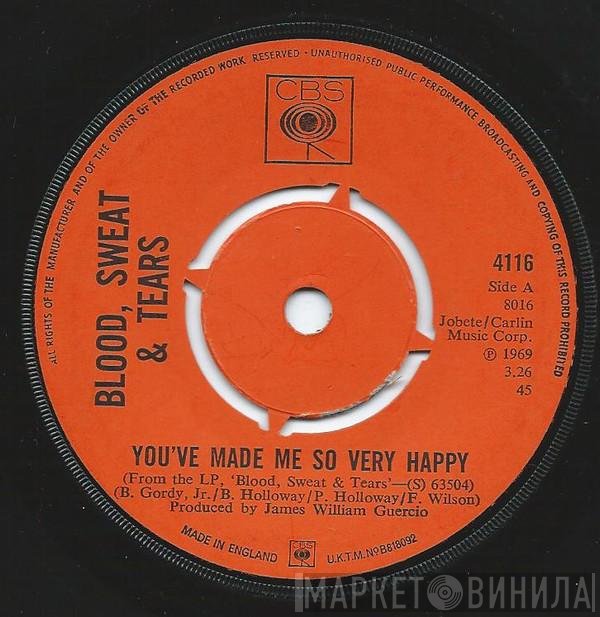 Blood, Sweat And Tears - You've Made Me So Very Happy