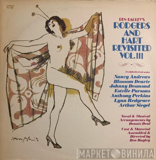 Blossom Dearie, Johnny Desmond, Arthur Siegel, Anthony Perkins, Lynn Redgrave, Estelle Parsons, Nancy Andrews , Ben Bagley - Ben Bagley's Rodgers And Hart Revisited Vol. III