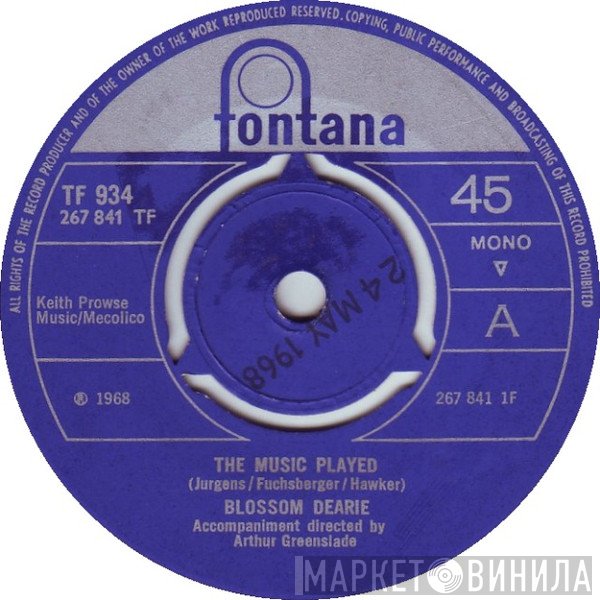 Blossom Dearie - The Music Played