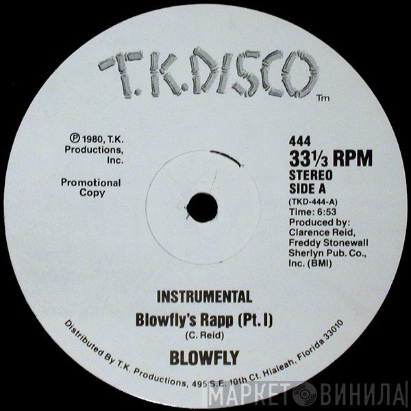 Blowfly  - Blowfly's Rapp