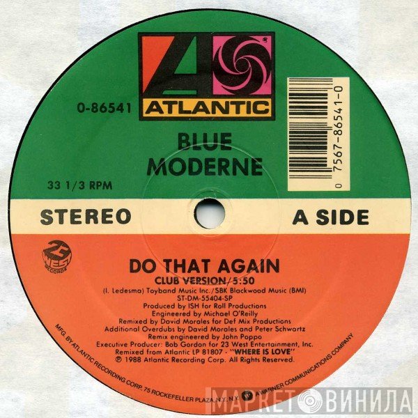 Blue Moderne - Do That Again