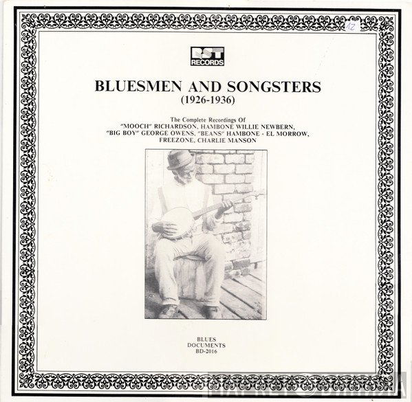  - Bluesmen And Songsters (1926-1936)