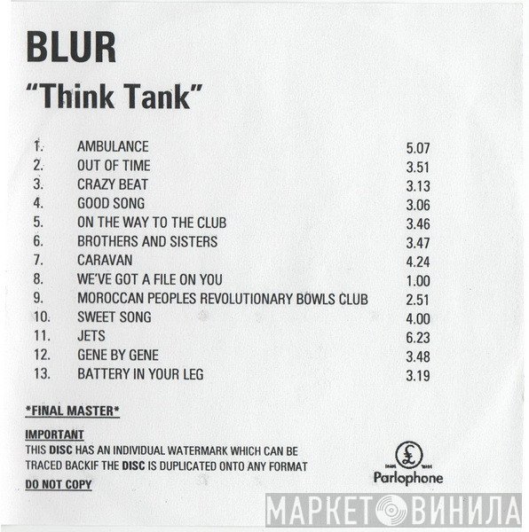 Blur  - Think Tank