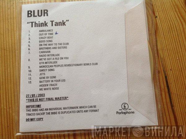 Blur  - Think Tank