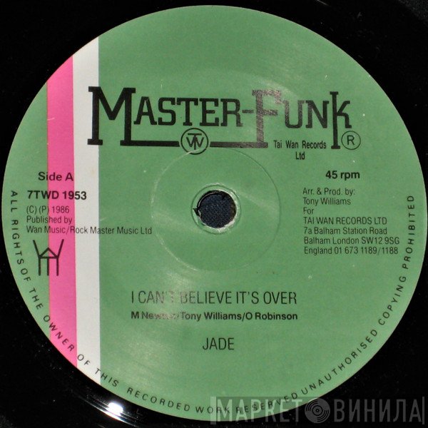 Bo Kool, Jade  - I Can't Believe It's Over / I Do