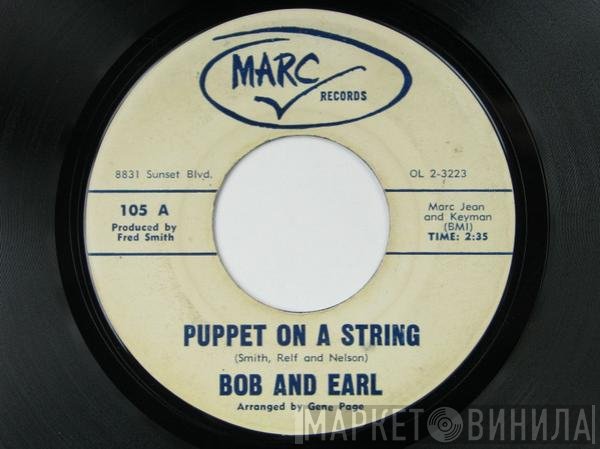Bob & Earl  - Puppet On A String / My Woman