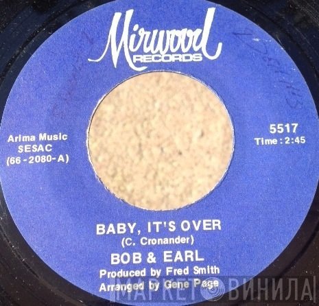 Bob & Earl - Baby, It's Over / Dancin' Everywhere