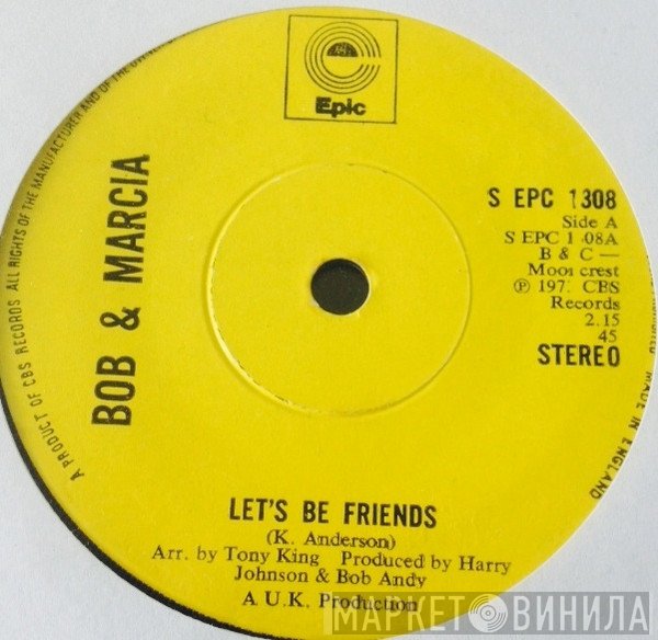 Bob & Marcia  - Let's Be Friends