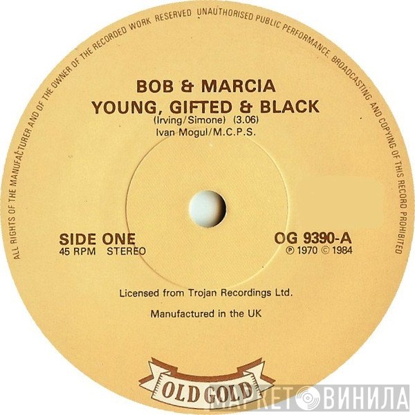 Bob & Marcia - Young, Gifted And Black / Pied Piper
