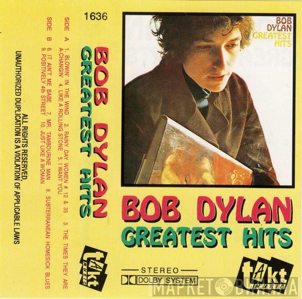 Bob Dylan  - Greatest Hits