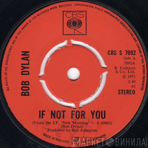 Bob Dylan  - If Not For You