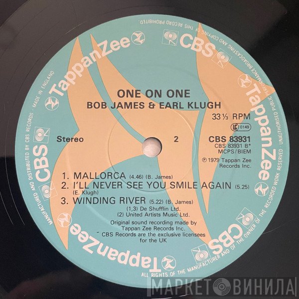 Bob James And Earl Klugh  - One On One