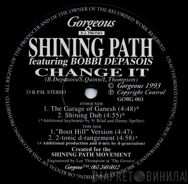 Bobbi Depasois, Shining Path  - Change It