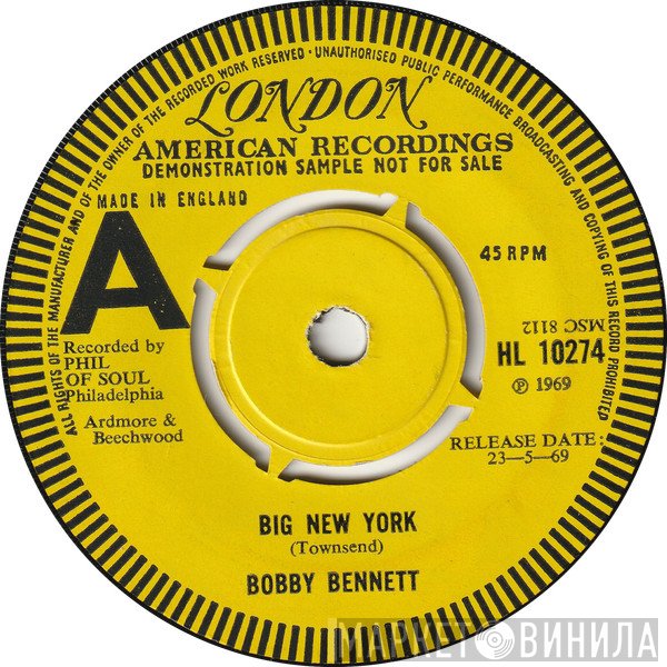Bobby (Guitar) Bennett - Big New York