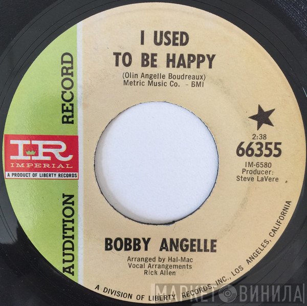 Bobby Angelle - No Other Love Could Be / I Used To Be Happy