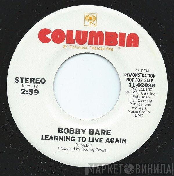Bobby Bare  - Learning To Live Again