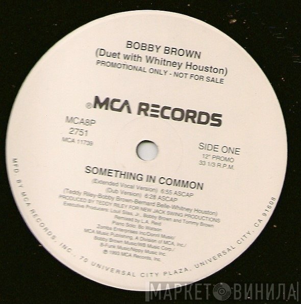 Bobby Brown Duet With Whitney Houston  - Something In Common