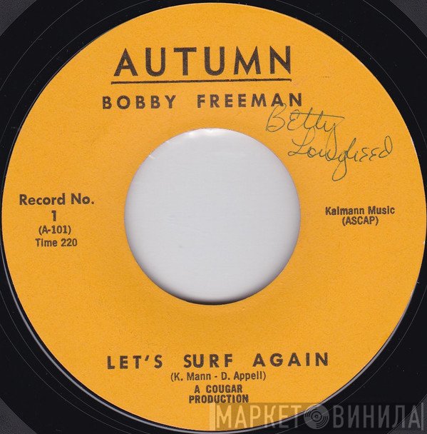 Bobby Freeman  - Let's Surf Again