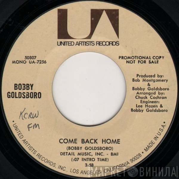Bobby Goldsboro  - Come Back Home