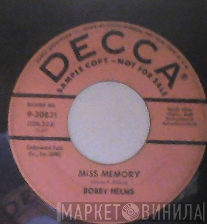 Bobby Helms  - Miss Memory