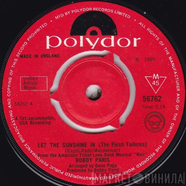 Bobby Paris - Let The Sunshine In (The Flesh Failures)